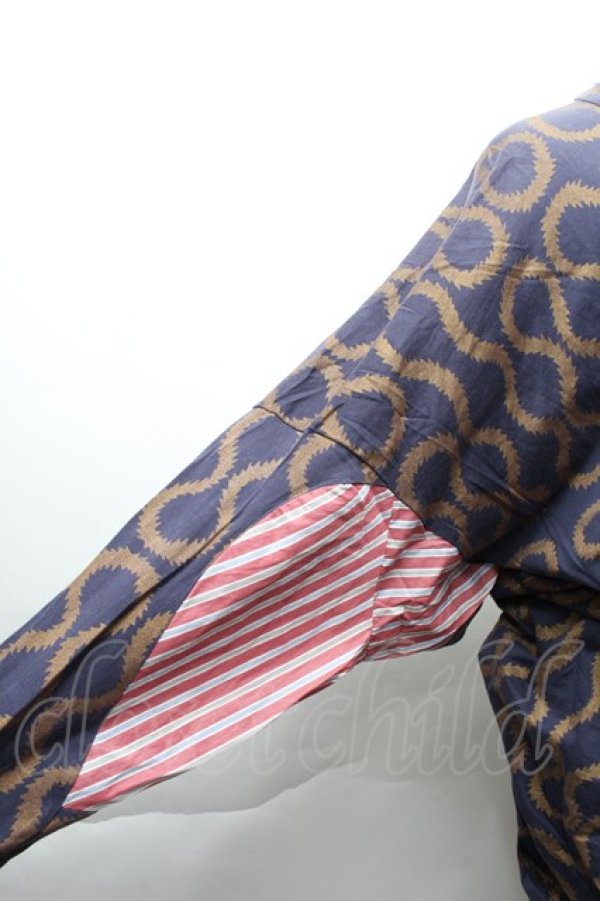 画像5: Worlds End 中古 / スクイグルカットソー OS 紺  S-25-11-30-023-to-AS-ZS (5)