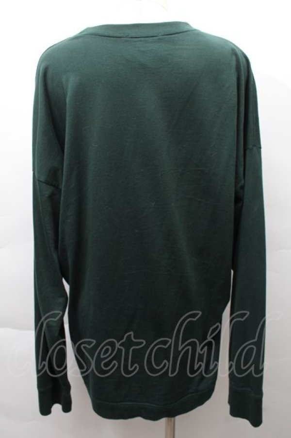 画像2: ヴィヴィアンウエストウッド 中古 / オーブプリントシャツ 46 グリーン  S-25-11-30-024-to-AS-ZS (2)