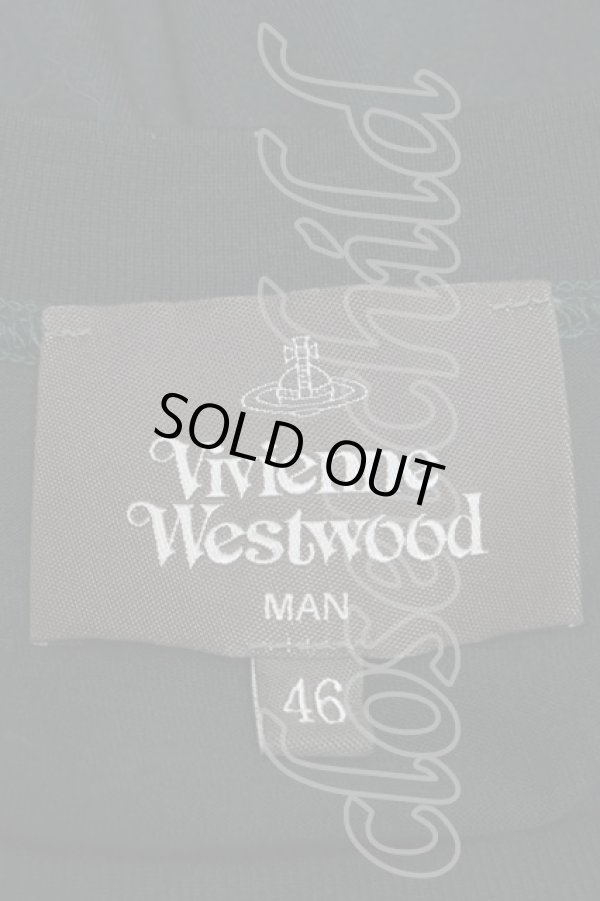 画像4: ヴィヴィアンウエストウッド 中古 / オーブプリントシャツ 46 グリーン  S-25-11-30-024-to-AS-ZS (4)