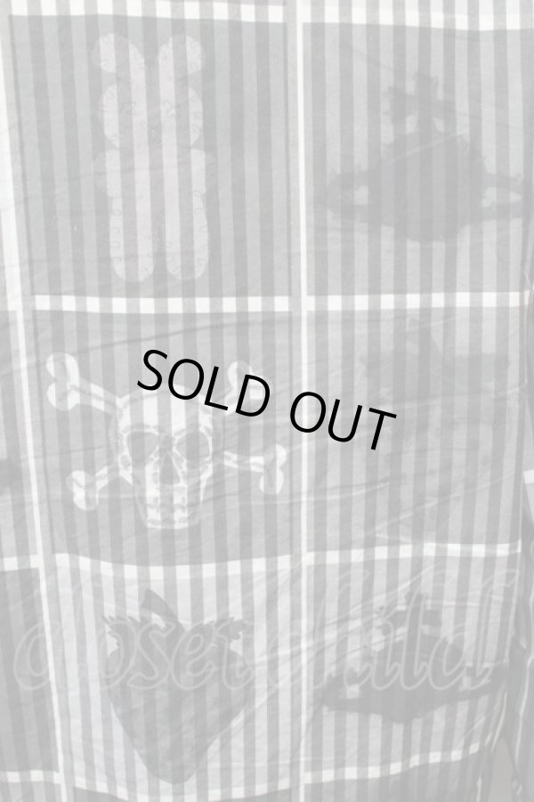 画像3: ヴィヴィアンウエストウッド MAN 中古 / PICNIC MONOCHROMEクラシックシャツ 50 グレー  S-25-11-30-026-bl-AS-ZS (3)