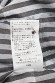 画像6: ヴィヴィアンウエストウッド MAN 中古 / PICNIC MONOCHROMEクラシックシャツ 50 グレー  S-25-11-30-026-bl-AS-ZS (6)