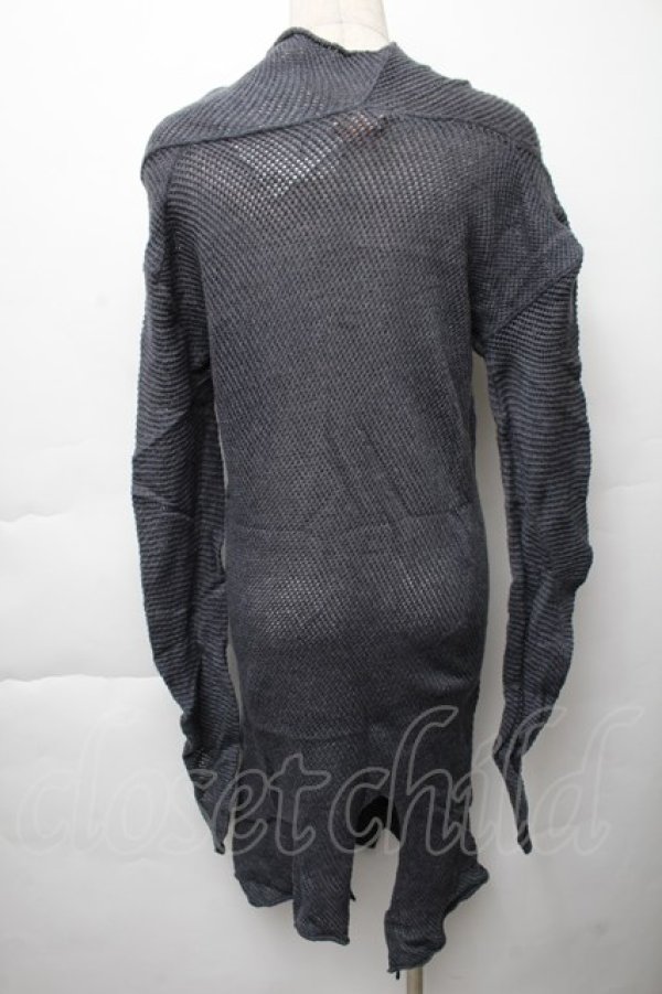 画像2: ヴィヴィアンウエストウッド 中古 / ステッチオーブロングニット S/M グレー  S-25-11-30-027-op-AS-ZS (2)