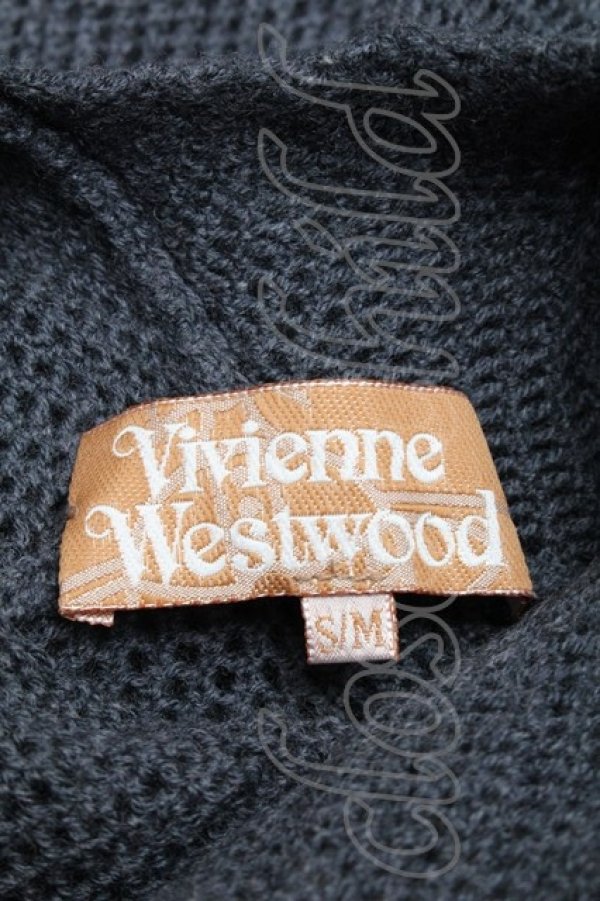 画像5: ヴィヴィアンウエストウッド 中古 / ステッチオーブロングニット S/M グレー  S-25-11-30-027-op-AS-ZS (5)