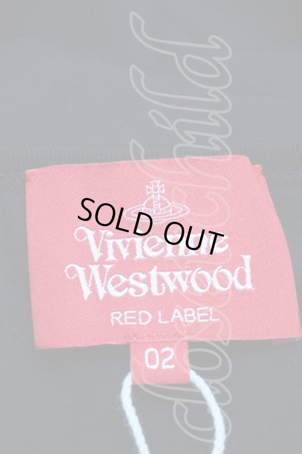 画像4: ヴィヴィアンウエストウッド 中古 / 単色オーブ刺繍カットソー 2 黒  S-25-11-30-029-to-AS-ZS (4)