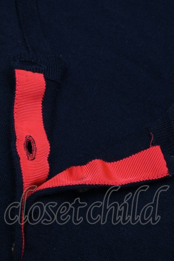 画像5: ヴィヴィアンウエストウッド 中古 / カラーオーブ刺繍カーディガン 3 黒  S-25-11-30-030-to-AS-ZS (5)