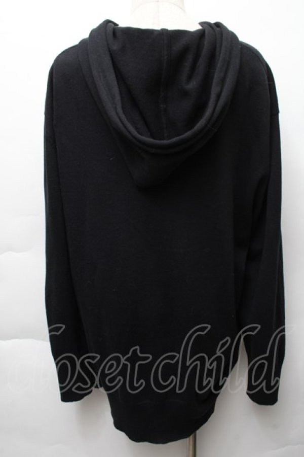 画像2: ヴィヴィアンウエストウッド 中古 / フーディーカーディガン 46 黒  S-25-11-30-032-to-AS-ZS (2)