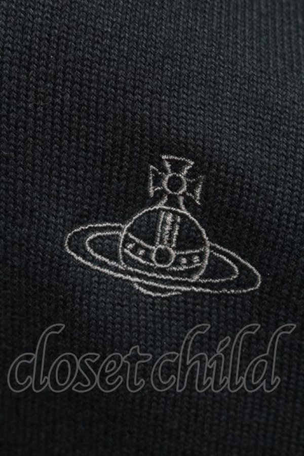 画像3: ヴィヴィアンウエストウッド 中古 / フーディーカーディガン 46 黒  S-25-11-30-032-to-AS-ZS (3)