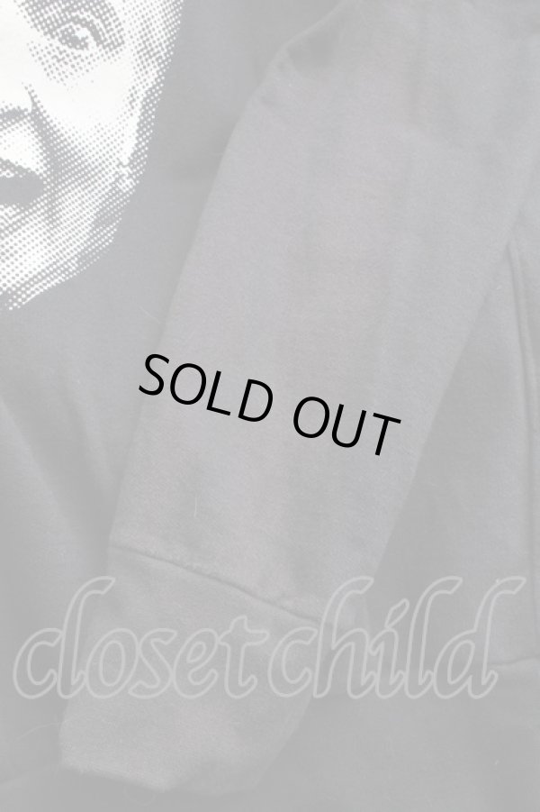 画像7: Worlds End 中古 / フェイスプリント切替スウェット S 黒  S-25-11-30-033-to-AS-ZS (7)