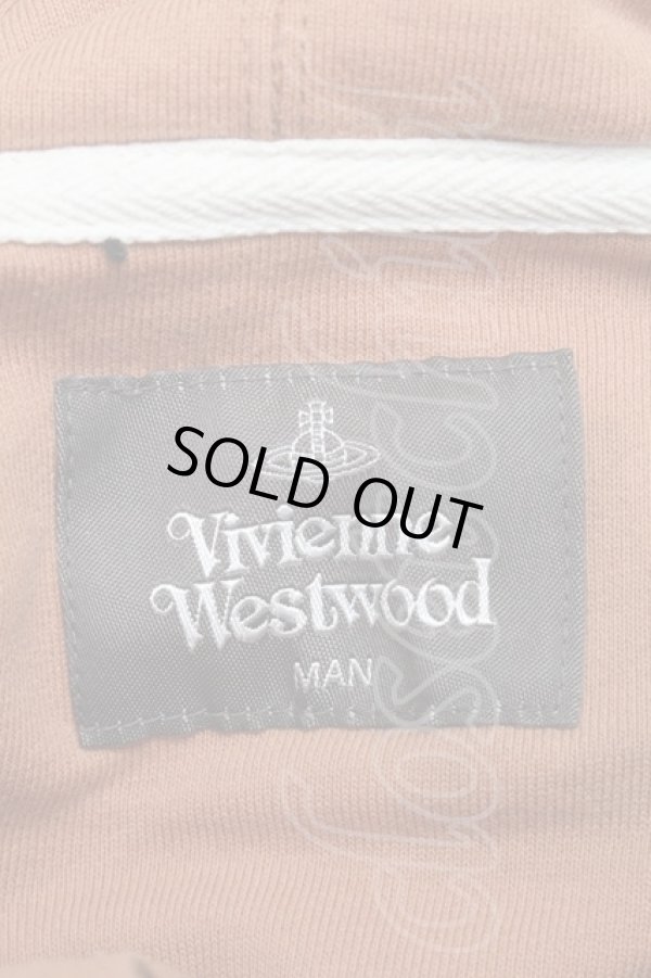 画像4: ヴィヴィアンウエストウッド MAN 中古 / オーブ刺繍パーカー  ブラウン  S-25-11-30-034-to-HR-ZS (4)