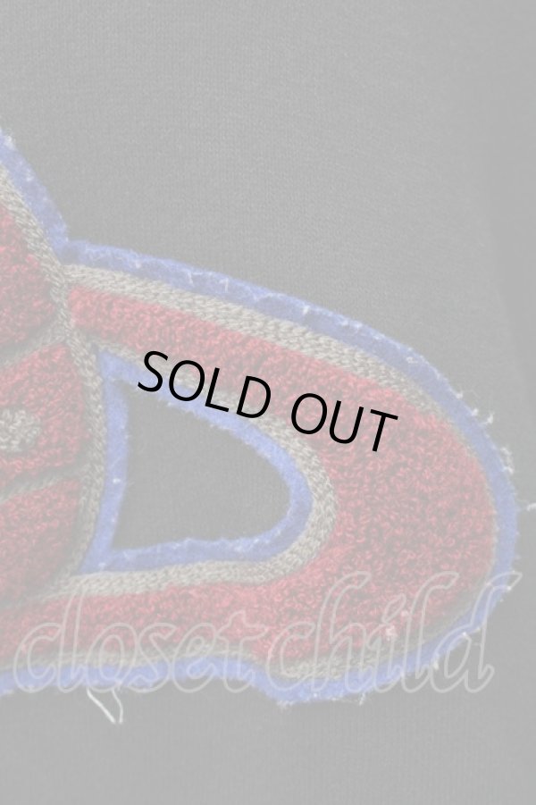 画像5: ヴィヴィアンウエストウッド 中古 / フェルトオーブスウェットワンピース o/s オフＸ黒  S-25-11-30-035-op-AS-ZH (5)