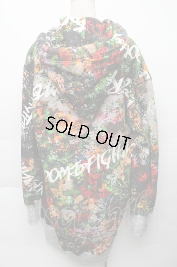 画像2: ヴィヴィアンウエストウッド 中古 / FREEDOM FIGHTERジップパーカー  マルチ  S-25-11-30-036-to-AS-ZH (2)