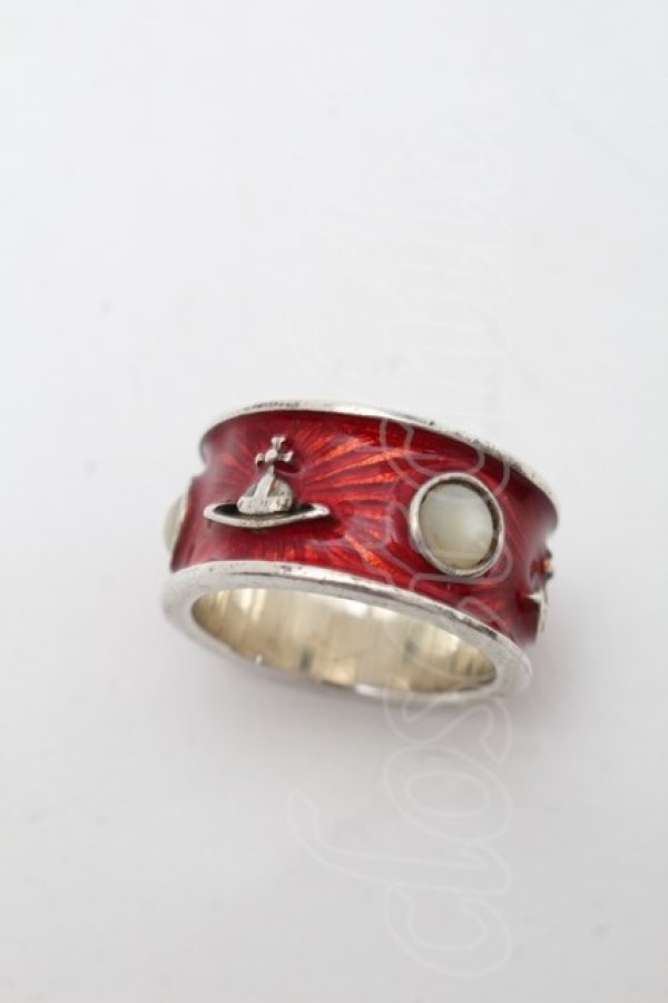 画像3: ヴィヴィアンウエストウッド 中古 / キングリング L 赤  S-25-11-30-005-rg-AS-ZS (3)