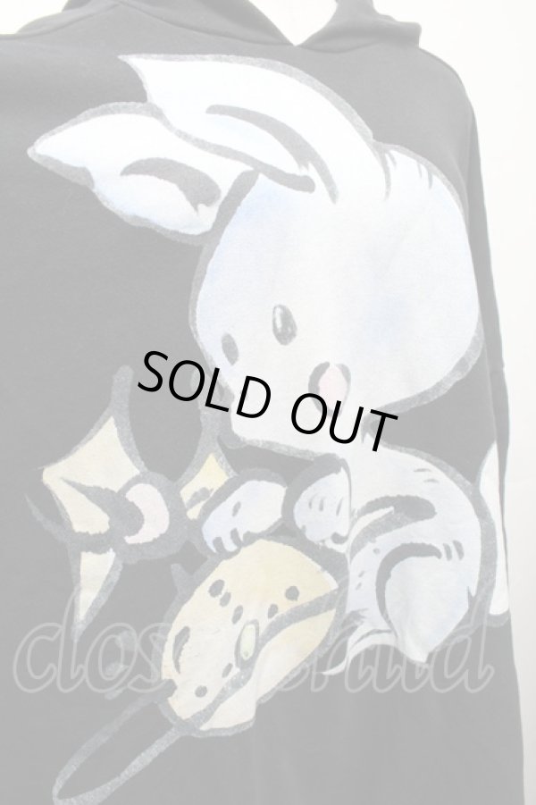 画像3: ヴィヴィアンウエストウッド 中古 / バニーハニーptパーカー  黒  S-25-11-30-038-op-AS-ZS (3)