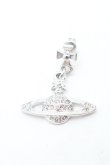 画像2: ヴィヴィアンウエストウッド 中古 / ミニバスレリーフドロップピアス  シルバー  S-25-11-30-001-er-AS-ZS (2)