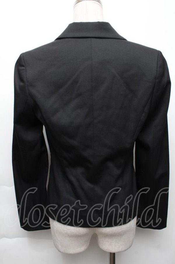 画像2: ヴィヴィアンウエストウッド 中古 / レイヤードデザインジャケット 2 黒  S-25-11-30-039-jc-HR-ZS (2)