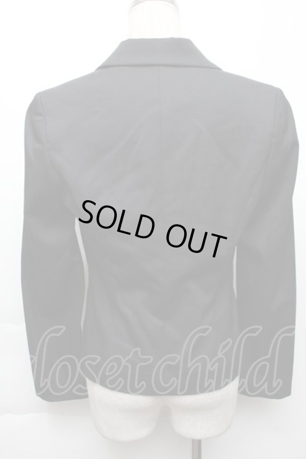 画像2: ヴィヴィアンウエストウッド 中古 / レイヤードデザインジャケット 2 黒  S-25-11-30-039-jc-HR-ZS (2)