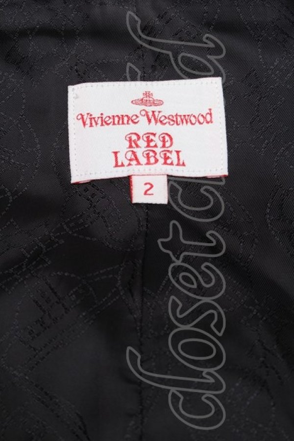 画像6: ヴィヴィアンウエストウッド 中古 / レイヤードデザインジャケット 2 黒  S-25-11-30-039-jc-HR-ZS (6)