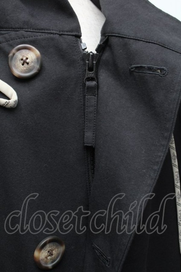 画像7: ヴィヴィアンウエストウッド MAN 中古 / BUY LESS CHOOSE WELL モッズコート  黒  S-25-11-30-041-co-AS-ZS (7)