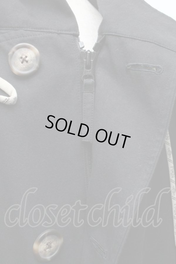 画像7: ヴィヴィアンウエストウッド MAN 中古 / BUY LESS CHOOSE WELL モッズコート  黒  S-25-11-30-041-co-AS-ZS (7)