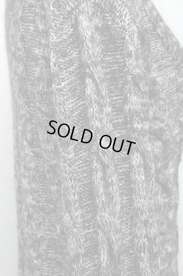 画像5: ヴィヴィアンウエストウッド 中古 / エンブレムワッペンニットワンピース 2 グレーｘグリーン  S-25-11-30-043-op-AS-ZS (5)