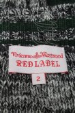 画像6: ヴィヴィアンウエストウッド 中古 / エンブレムワッペンニットワンピース 2 グレーｘグリーン  S-25-11-30-043-op-AS-ZS (6)