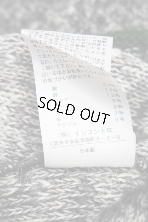 画像7: ヴィヴィアンウエストウッド 中古 / エンブレムワッペンニットワンピース 2 グレーｘグリーン  S-25-11-30-043-op-AS-ZS (7)