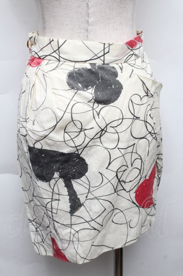 画像2: ヴィヴィアンウエストウッド 中古 / HOUSE OF CARDスカート 38 オフ  S-25-11-30-045-sk-AS-ZS (2)
