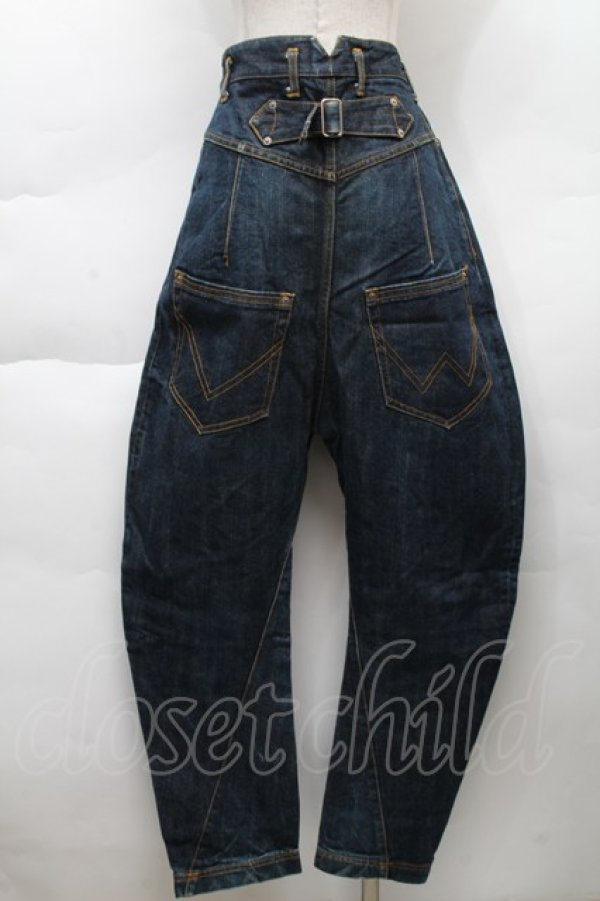 画像2: ヴィヴィアンウエストウッド MAN 中古 / バナナカーブデニムパンツ 44 ブルー  S-25-11-30-049-pa-AS-ZS (2)