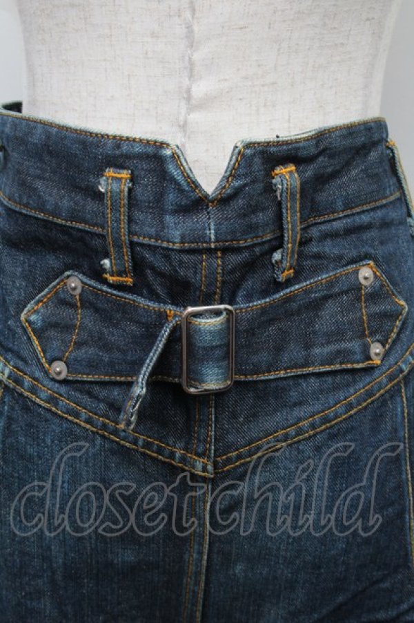 画像3: ヴィヴィアンウエストウッド MAN 中古 / バナナカーブデニムパンツ 44 ブルー  S-25-11-30-049-pa-AS-ZS (3)