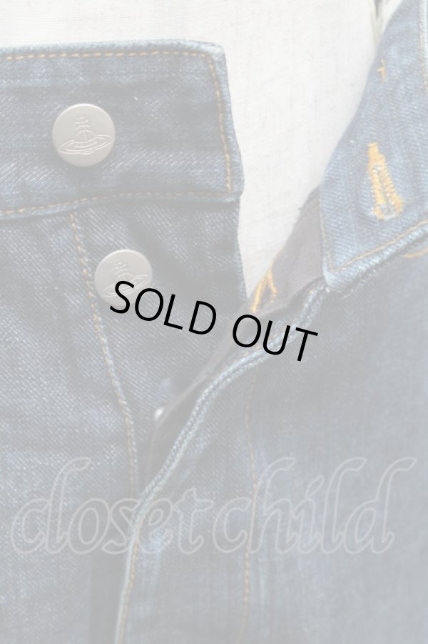 画像6: ヴィヴィアンウエストウッド MAN 中古 / バナナカーブデニムパンツ 44 ブルー  S-25-11-30-049-pa-AS-ZH (6)