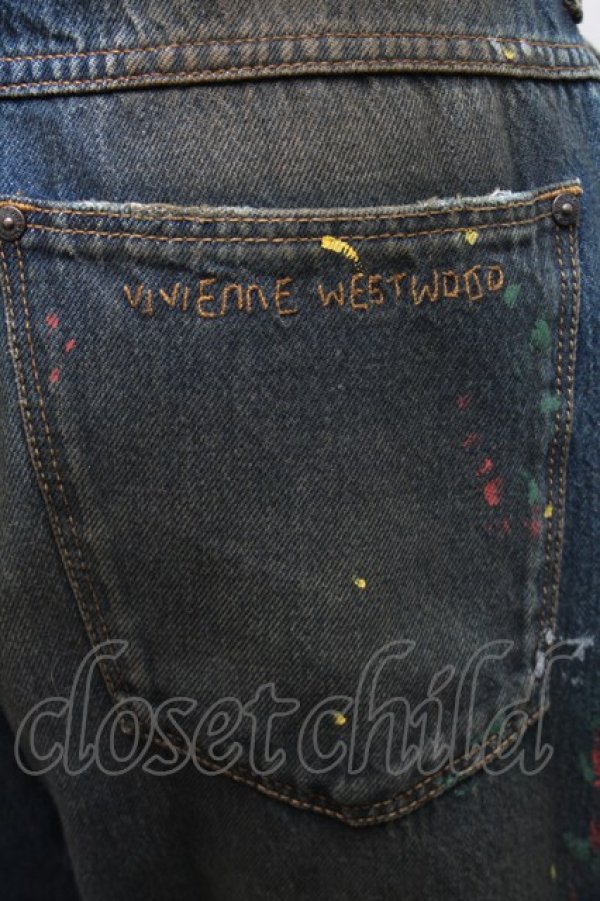 画像6: ヴィヴィアンウエストウッド 中古 / RANCHジーンズ  青  S-25-11-30-050-sk-AS-ZS (6)