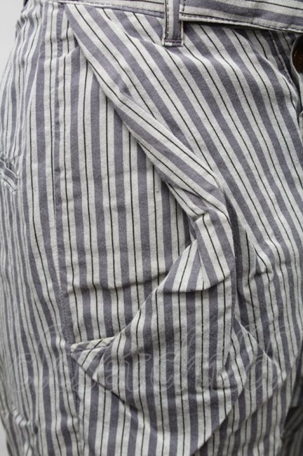 画像4: ヴィヴィアンウエストウッド MAN 中古 / ストライプパンツ 44 グレー  S-25-11-30-051-pa-AS-ZS (4)