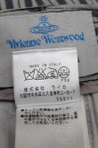 画像7: ヴィヴィアンウエストウッド MAN 中古 / ストライプパンツ 44 グレー  S-25-11-30-051-pa-AS-ZS (7)