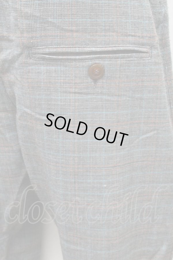 画像3: ヴィヴィアンウエストウッド MAN 中古 / チェックトラウザーズ 44 グレー  S-25-11-30-053-pa-AS-ZH (3)