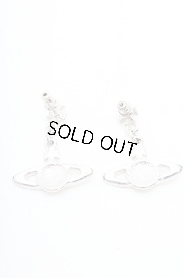 画像3: ヴィヴィアンウエストウッド 中古 / ミニバスレリーフドロップピアス  シルバー  S-25-11-30-001-er-AS-ZS (3)