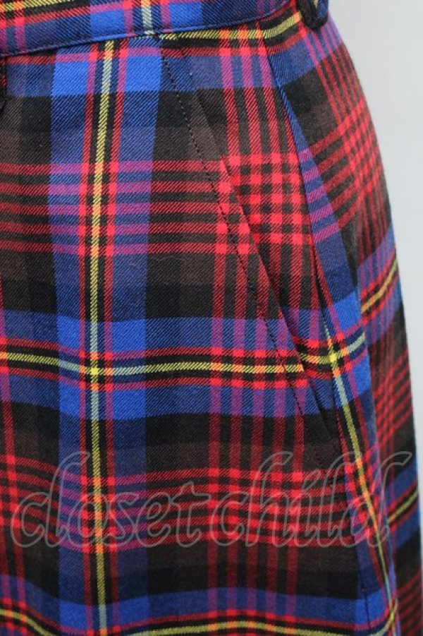 画像3: ヴィヴィアンウエストウッド MAN 中古 / TARTAN CHECK ムーントラウザー 46 マルチ  S-25-11-30-055-pa-AS-ZS (3)