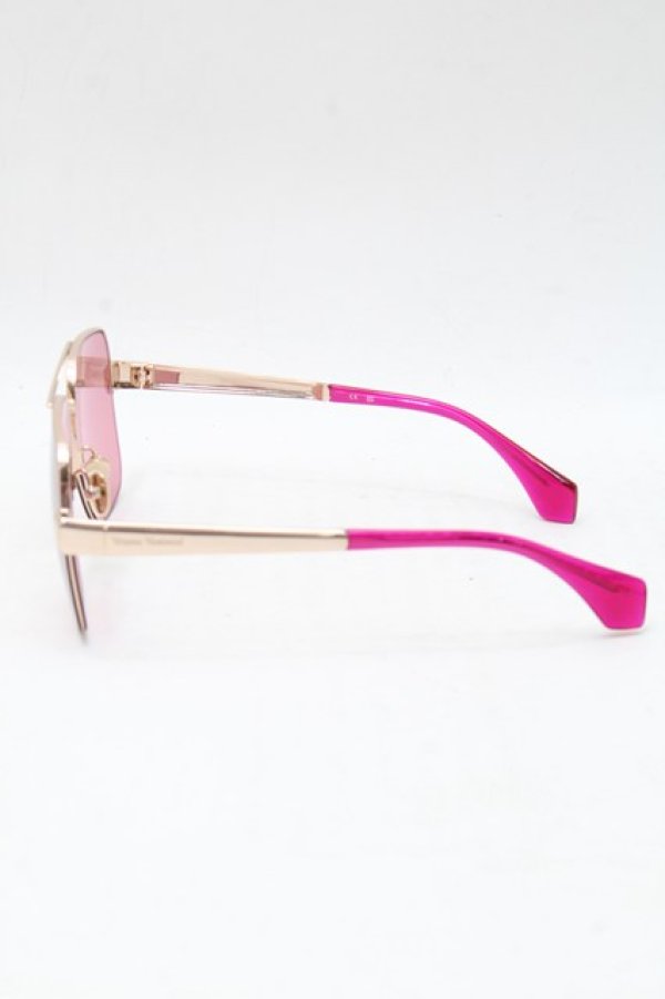 画像2: ヴィヴィアンウエストウッド 中古 / スクエアサングラス  ピンク  S-25-11-30-012-ac-AS-ZS (2)