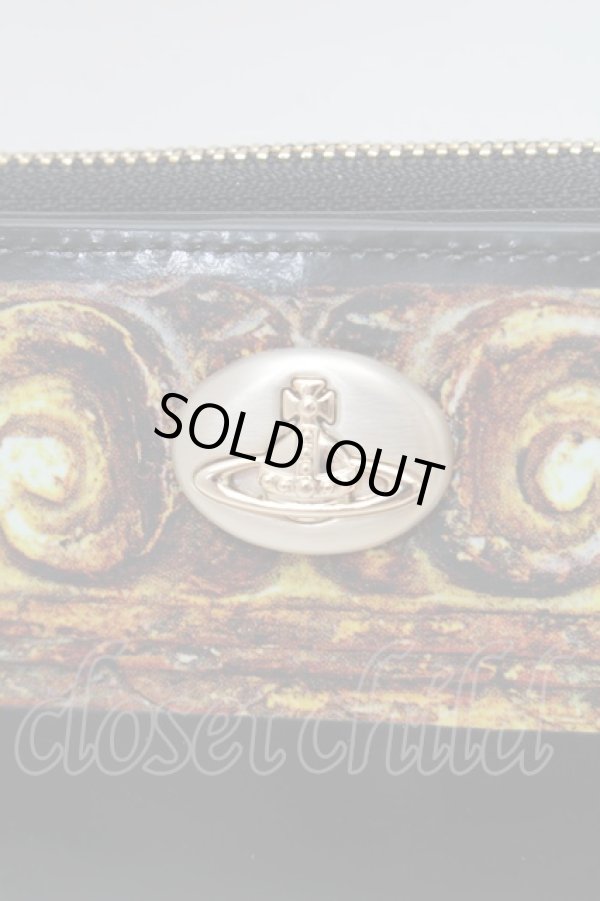 画像4: ヴィヴィアンウエストウッド 中古 / フレーム長財布  黒  S-25-11-30-013-wa-AS-ZS (4)