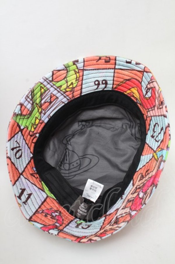 画像7: ヴィヴィアンウエストウッド MAN 中古 / スネイクptバケットハット  マルチ  S-25-11-30-016-ha-AS-ZS (7)