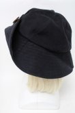 画像3: ヴィヴィアンウエストウッド 中古 / オーフボタンハット  黒  S-25-11-30-017-ha-AS-ZS (3)