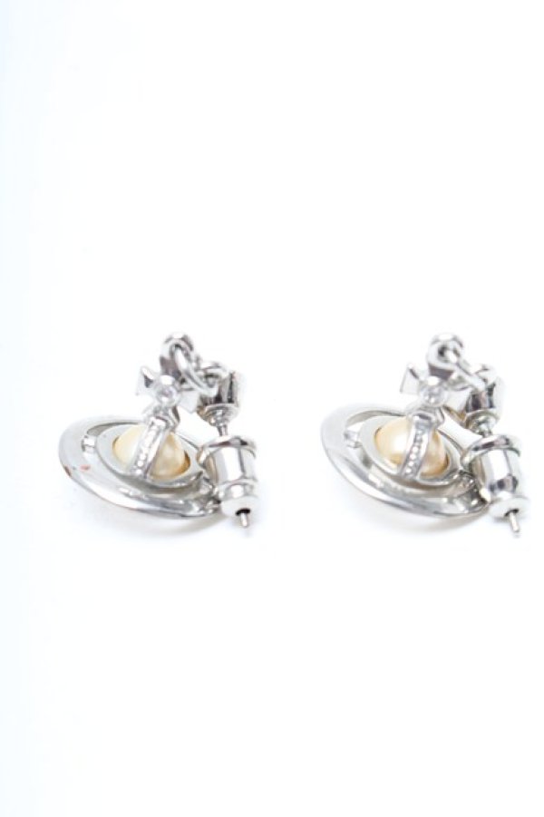 画像4: ヴィヴィアンウエストウッド 中古 / プチオーブピアス  シルバー  S-25-11-30-002-ac-AS-ZS (4)