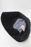 画像6: ヴィヴィアンウエストウッド 中古 / オーフボタンハット  黒  S-25-11-30-017-ha-AS-ZS (6)