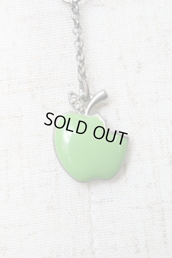 画像2: ヴィヴィアンウエストウッド 中古 / APPLE PENDANT  グリーン  S-25-11-30-018-nl-AS-ZS (2)