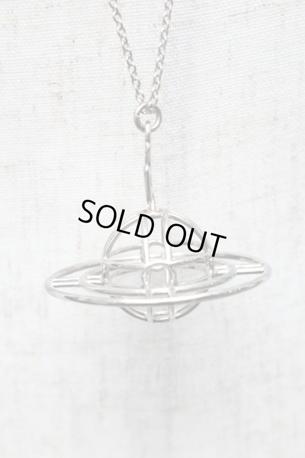 画像3: ヴィヴィアンウエストウッド 中古 / シンライン3Dオーブネックレス  シルバー  S-25-11-30-020-nl-AS-ZS (3)