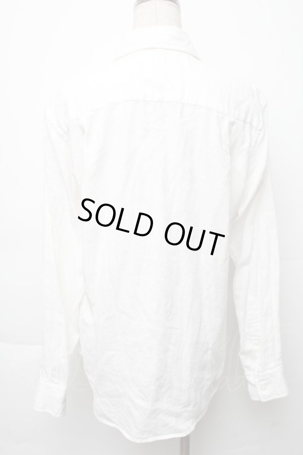 画像2: ヴィヴィアンウエストウッド 中古 / オーブジャガードブラウス 46 白  S-25-11-30-021-bl-AS-ZS (2)