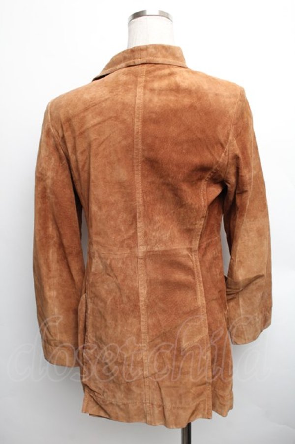 画像2: ヴィヴィアンウエストウッド 中古 / レザージャケット 2 ブラウン  S-25-12-17-003-jc-AS-ZS (2)