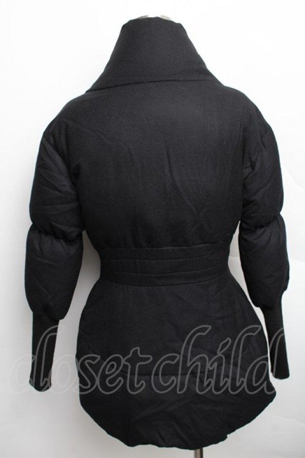 画像2: ヴィヴィアンウエストウッド 中古 / ウールダウンコート 2 黒  S-25-12-17-010-co-AS-ZS (2)