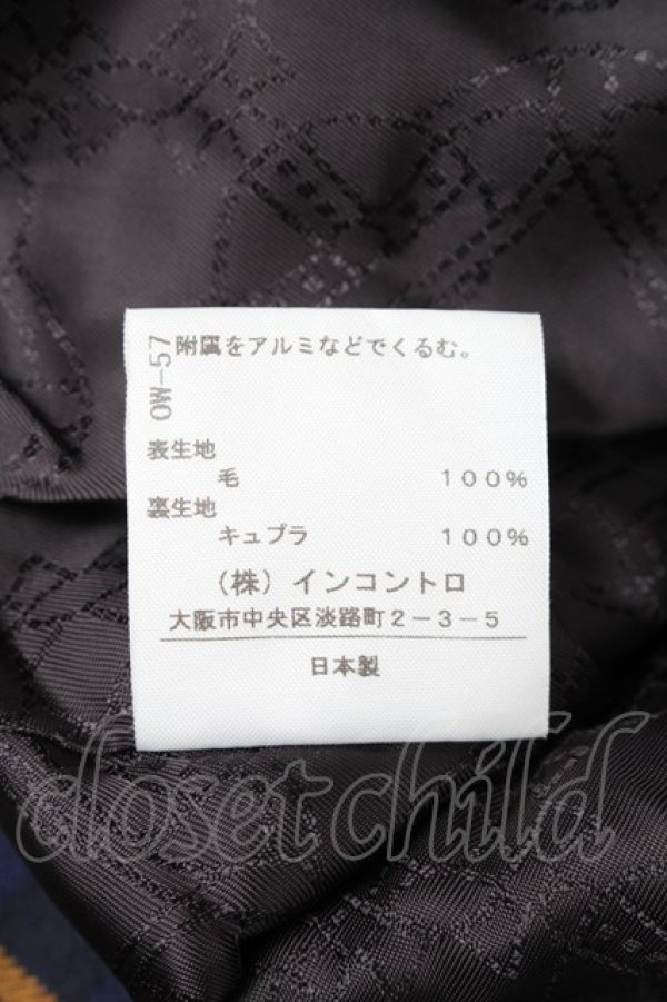 画像6: ヴィヴィアンウエストウッド 中古 / タータンチェックジャケット 2 紺ｘグレー  S-25-12-17-011-jc-AS-ZS (6)