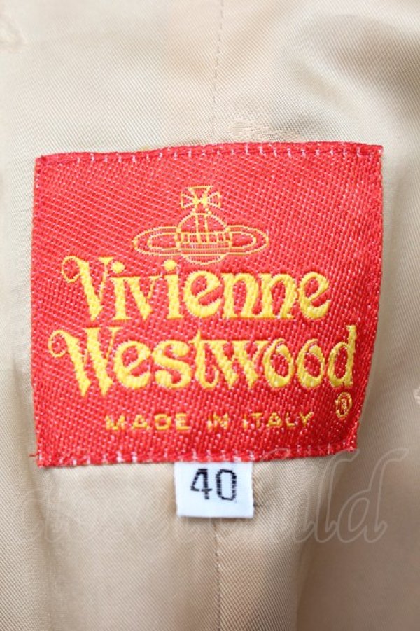 画像9: 【Vintage放出】ヴィヴィアンウエストウッド 中古 / ブルーマックベティーナジャケット 40 ブルーｘピンク  S-25-12-20-002-jc-AS-ZS (9)