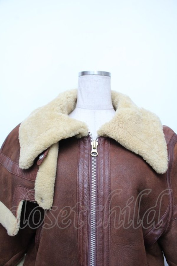 画像5: 【Vintage放出】ヴィヴィアンウエストウッド MAN 中古 / ムートンアーマージャケット 46 ブラウン  S-25-12-20-003-co-AS-ZS (5)